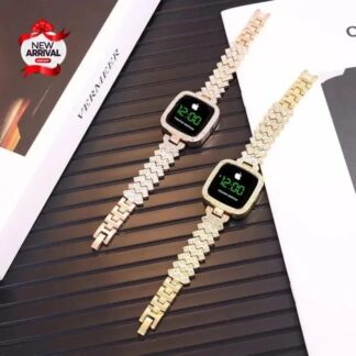 Chic Women’s Digital Display Watch with Elegant Bracelet Strap | Stylish Fashion Wristwatch for Daily Wear, Parties & Casual Outfits – 1 Pc