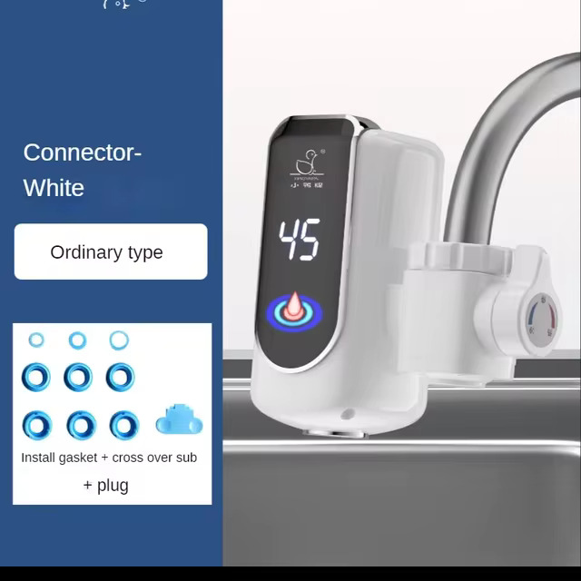 3000W Electric Water Heater Tap Instant Hot Water Faucet Heater Cold Heating Faucet Tankless Instantaneous Water Heater (Random Color) - Image 3