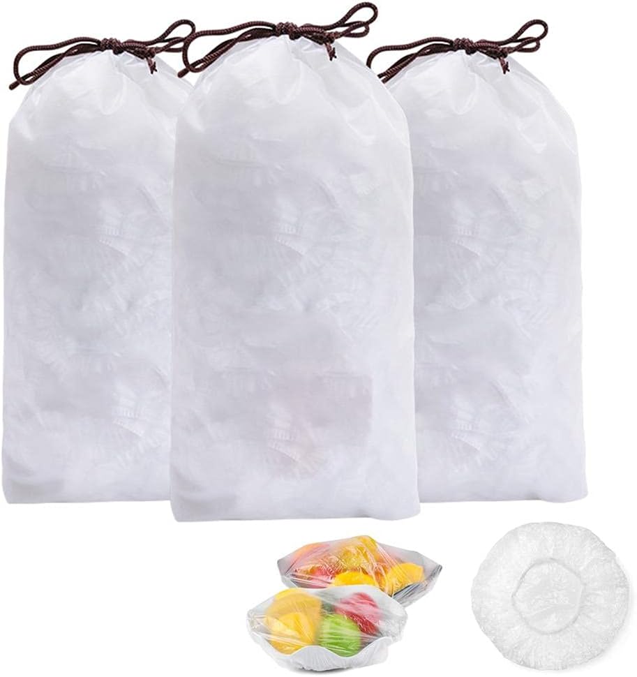 100pcs Disposable Flexible Transparent Plastic Food Storage Bags – Resealable & Multi-Purpose - Food-Grade Fresh-Keeping, Dust & Insect-Proof, Kitchen Accessories - Disposable Food Wrap