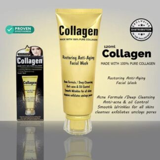 Wokali Collagen Anti Aging And Anti Acne Facial Wash Providing Gentle Care Smooth Application - 120ML