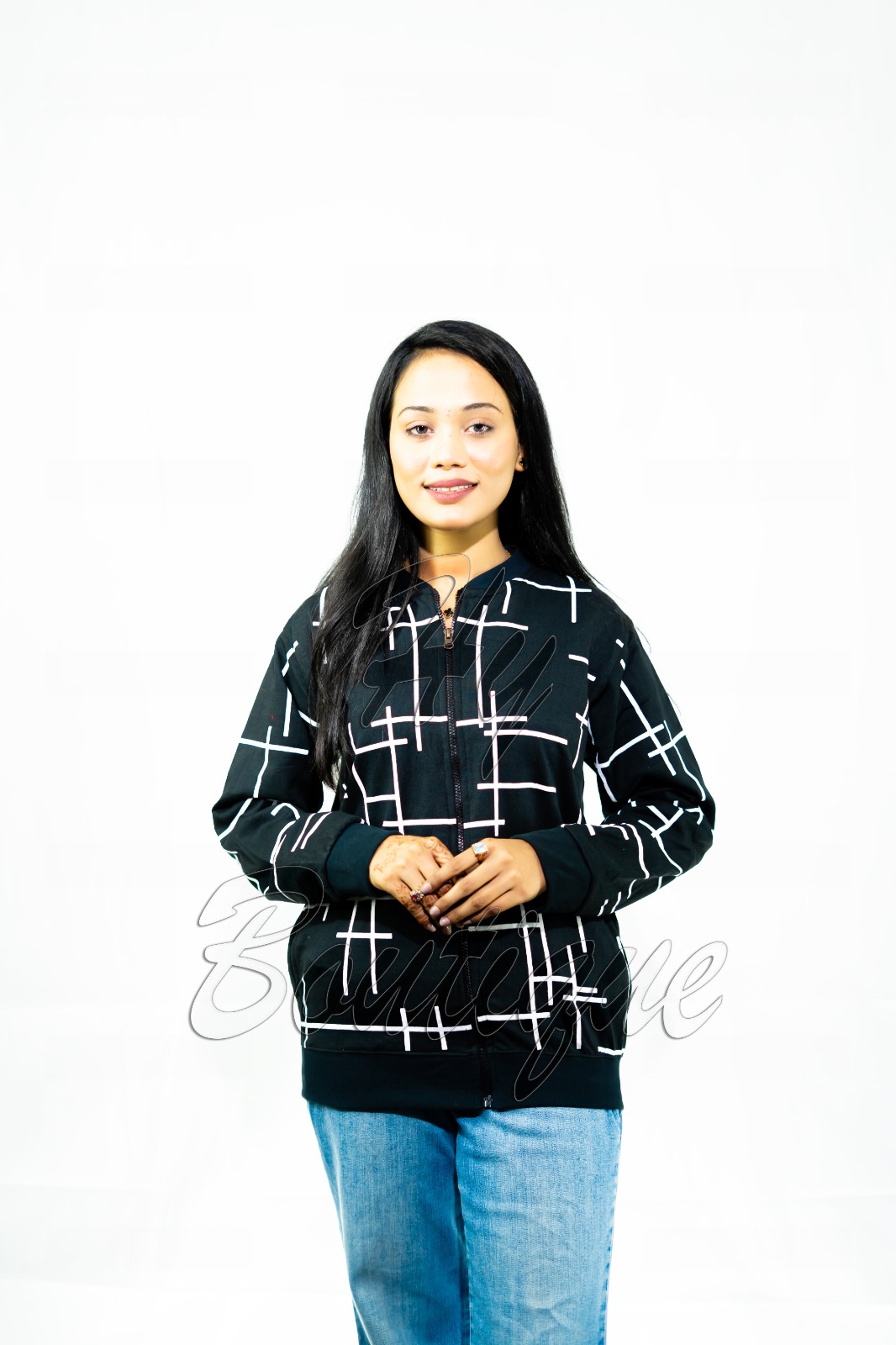 Rockstyle Women’s White Lining Winter Jacket | Stylish, Warm & Comfortable Outerwear for Ladies – Premium Quality