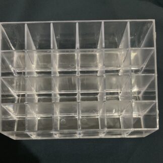 24 Grid Makeup Organizer Storage Box Cosmetic Box Lipstick Jewelry Box Case Holder Display Stand make up organizer