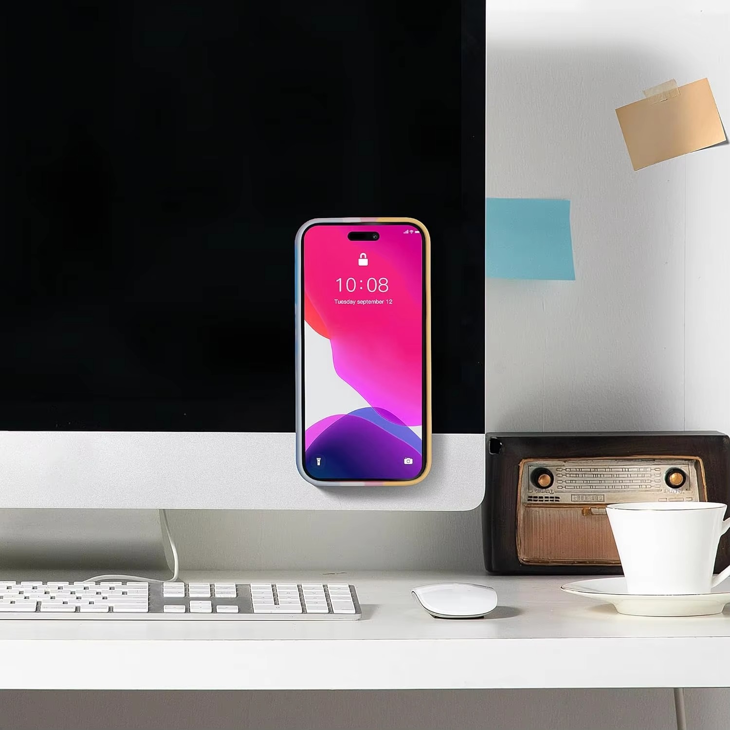 Mobile Bubble Grip Silicone Suction Both Side Bubble Grip Cup Phone Strong Grip Holder Hands Free (Random Color) - Image 2