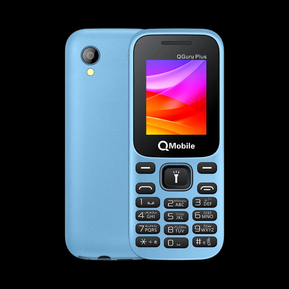 QMobile Guru Plus 1.8 Inch LCD PTA Approved Mobile With 1000mAh Battery Dual SIM Smart Digital Camera And Bluetooth (Random Color) - Image 3