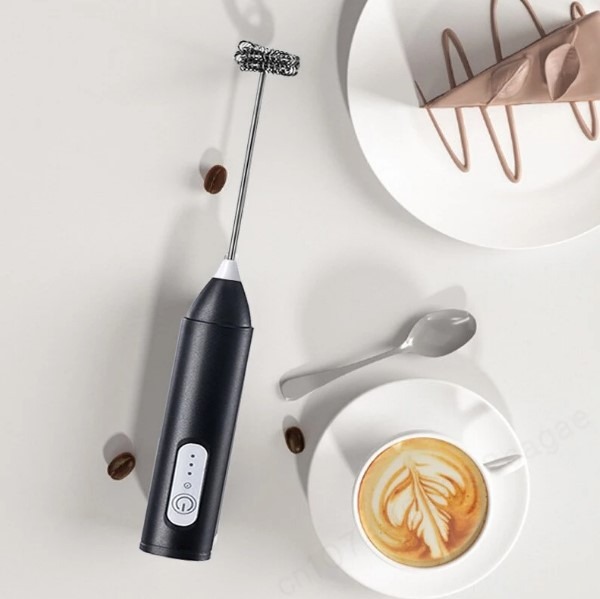 Electric Coffee & Egg Beater | USB Rechargeable | 2‑in‑1 Handheld Mixer | Adjustable Speed Frother & Milk Foamer - Image 3