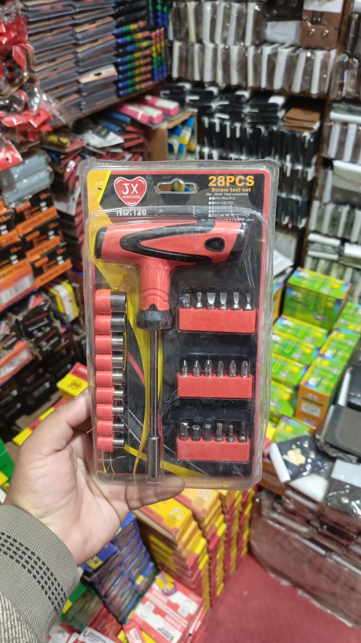 28‑Pcs Screw Tool Set | High‑Quality Screwdrivers & Bits | Durable Repair & Assembly Kit - Image 5