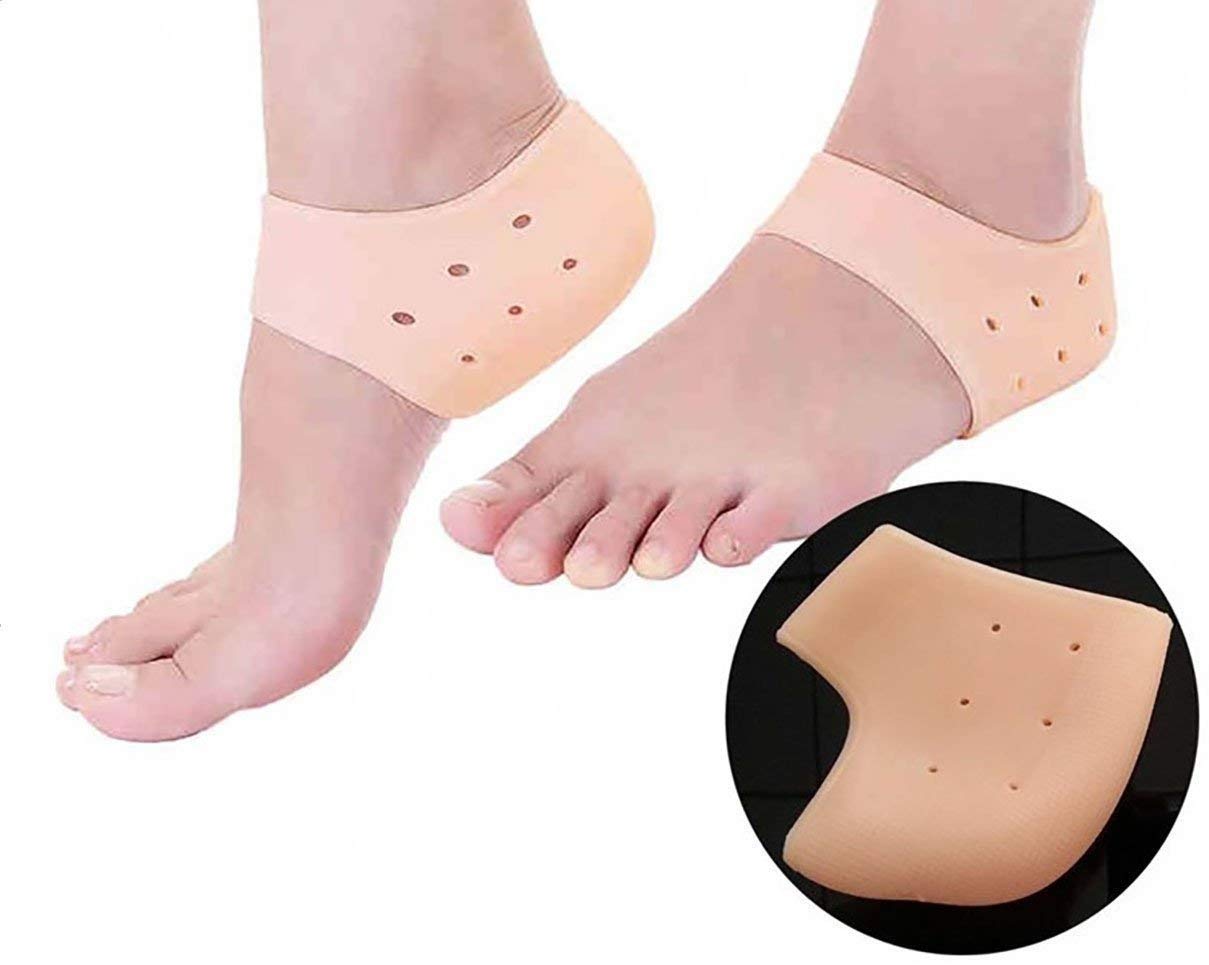 Silicone Anti-Crack Half Heel Socks Set - Image 2