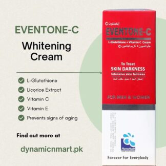 Eventone-C Cream with L-Glutathione & Vitamin C | Advanced Skin Brightening & Anti-Pigmentation Cream for Even, Radiant Skin