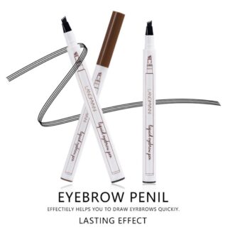 4 Tip Waterproof Eyebrow Pen | Waterproof Tattoo Tint Fine Sketch Liquid Eyebrow Pencil | Creates Natural Makeup Effect