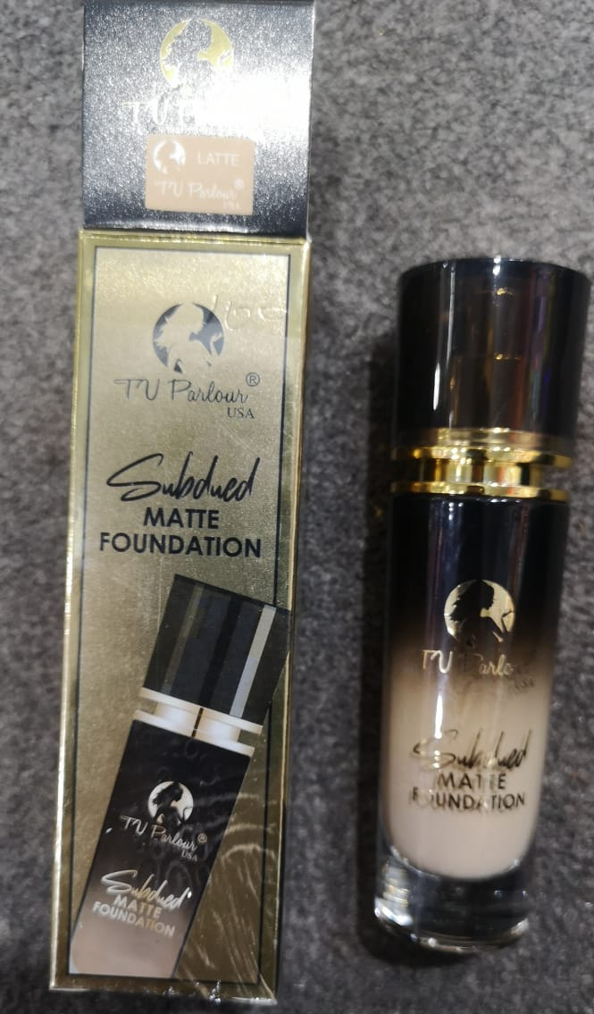 TV Parlour Subdued Matte Foundation In The Shade Latte Providing Smooth Coverage - 28ML - Image 3