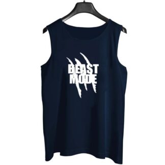 Beast Mode Sando tank top for Men [Navy Blue] | Workout Tank top gym shirts for men