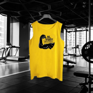 Vest- undershirt Jeans knit Men's Wear [Yellow] | Sleeve-Less 100% Pure Sando