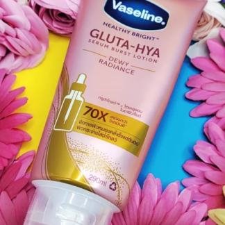 Original Vaseline Healthy Bright Gluta-Hya Dewy Radiance Lotion for glowing, hydrated, radiant skin. 200ML