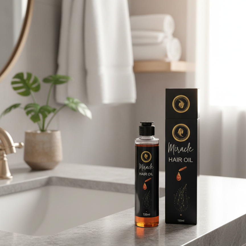 Miracle Elixir Noir Intensive Hair Revival Luxury And Growth Repair Oil For Strong Healthy And Nourished Hair - 150ML - Image 2