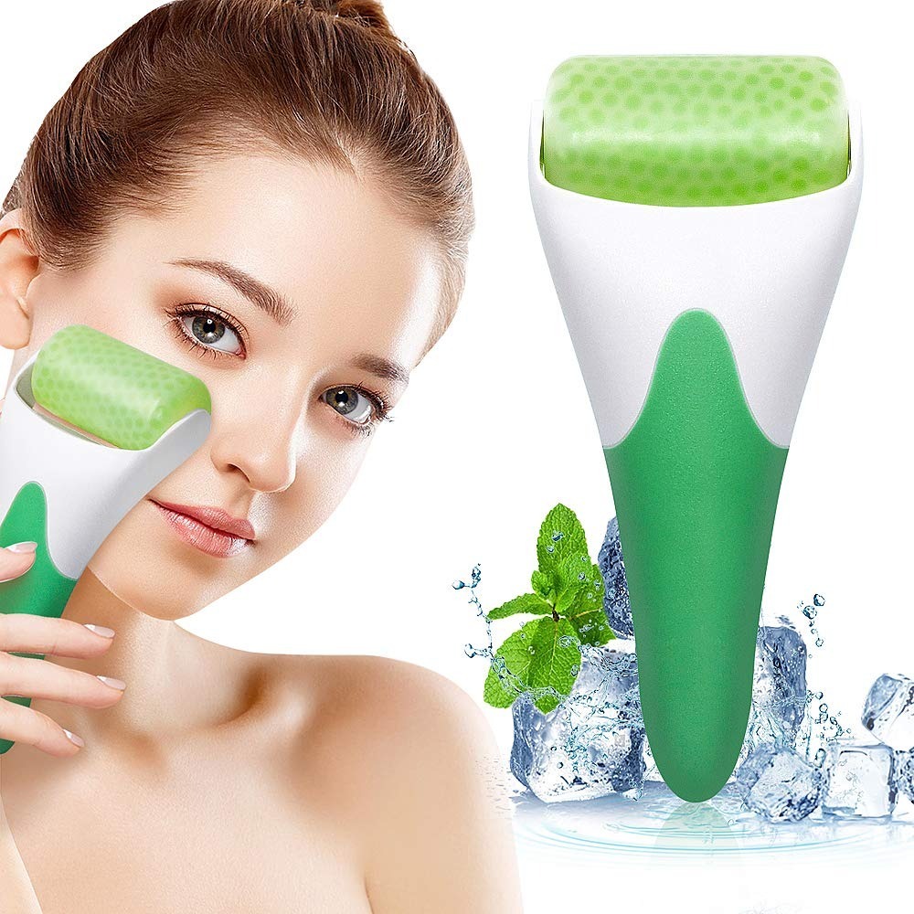 Ice Roller for Face & Eye Puffiness Relief, Cold Gel Ice Face Roller Massager - Ice Roller Cool Roller For Face Eye Body Facial Shaping Anti Wrinkle Ice Roller Massager Smooth Skin ( Random Color ) - Image 3