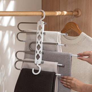 Multi-Tier Space-Saving Pants Hanger