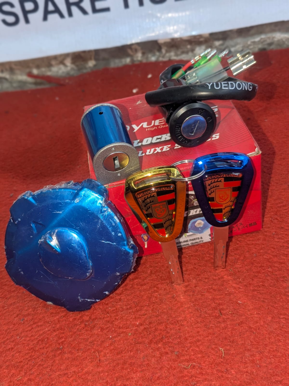 Motorbike Three Piece Lock Set Lock Kit Switch Designed For Motorcycles Providing Durable Quality - Image 2