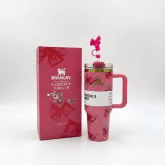 40 Oz Stanley X Coquette Tumbler Providing Durable Quality Comfortable Use Everyday Hydration Support - 1.18 Liter