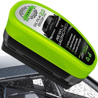 1Pc Oil Film Brush 2.0, Clear Vision Glass Cleaner, Clearview Shield Clear Vision Windshield Cleaner, Oil Film Cleaning Brush for Car Windows