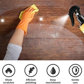 A Fresh deal Beewax spray  (120ml)  + Beewax 85g(wax) + sponge Beeswax Furniture Polish and Cleaner