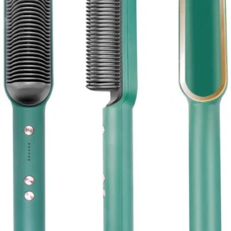 909 Hair Straightener Brush | 6 Heating Modes Electric Hair Straightener Comb (Random Color)