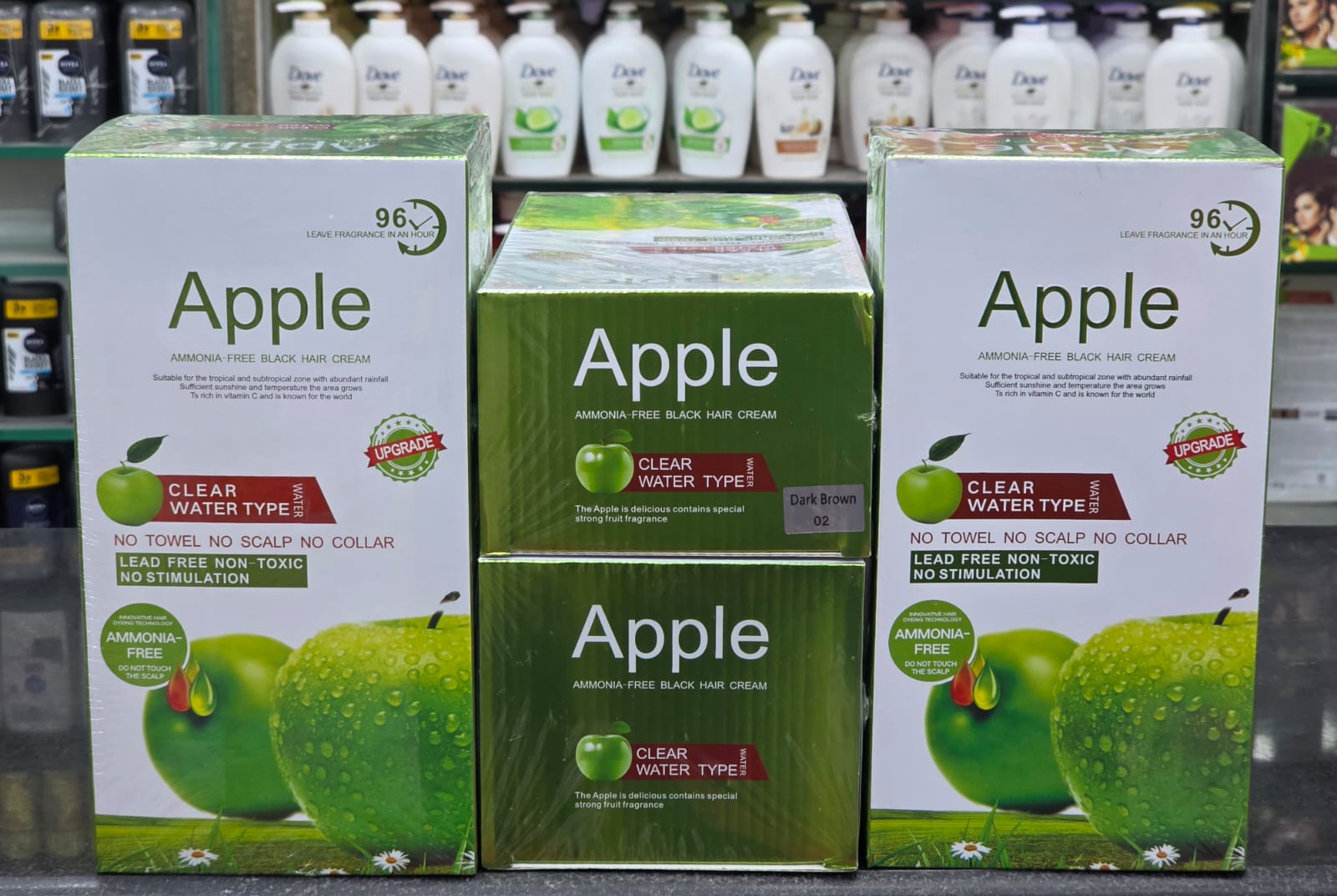 Apple Hair Color Cream Gentle Formula Provides Rich Color Smooth Application Long Lasting Shine Nourishes Hair - 1000ML - Image 4