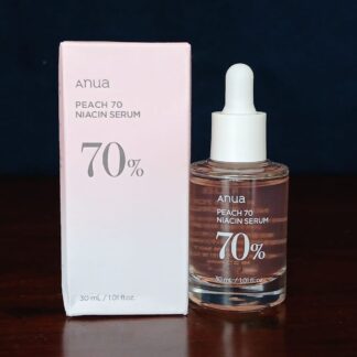 Anua Peach 70 Niacin Serum – Brightening, Hydrating Glass-Skin Serum with 70% Peach Extract & 5% Niacinamide