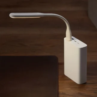 USB Fan Portable Adapter I LED USB Light Lamp Enhanced Version for Laptop Notebook Computer PC Power Bank  (random color)