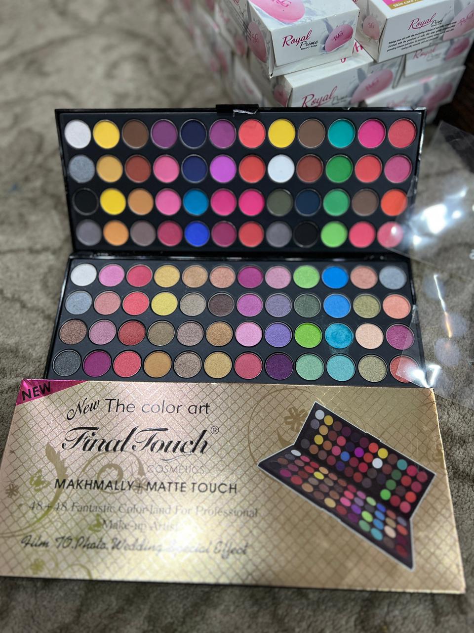 Final Touch Eyeshadow Palette | 96 Colors | Matte & Shimmer | Professional Makeup Kit - Image 5