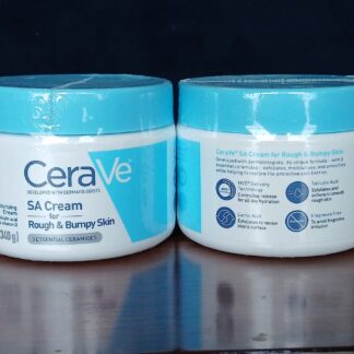 CeraVe SA Cream for Rough & Bumpy Skin – 12 oz (340 g) | Exfoliating & Moisturizing Cream for Very Dry, Textured Skin