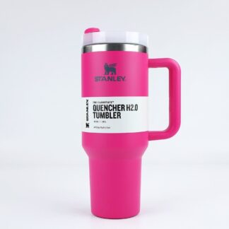 Stanley 40 Oz (1200ML) Stainless Steel Vacuum Insulated Tumbler with Straw – Leak-Proof Quencher Cup for Hot & Cold Beverages, Travel Mug, Gym Water Bottle, Coffee Thermos -Random Colors | Stanley | (With Box)