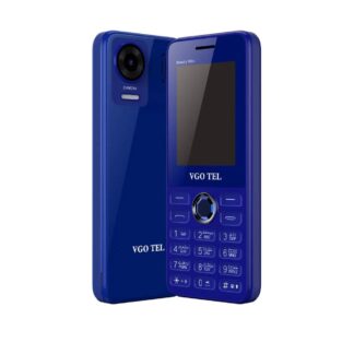 VGO TEL Beauty Max Feature Phone | 2.4" Display | Dual SIM | Digital Camera with Flash | Long-Lasting Battery & Slim Glass-Finish Design
