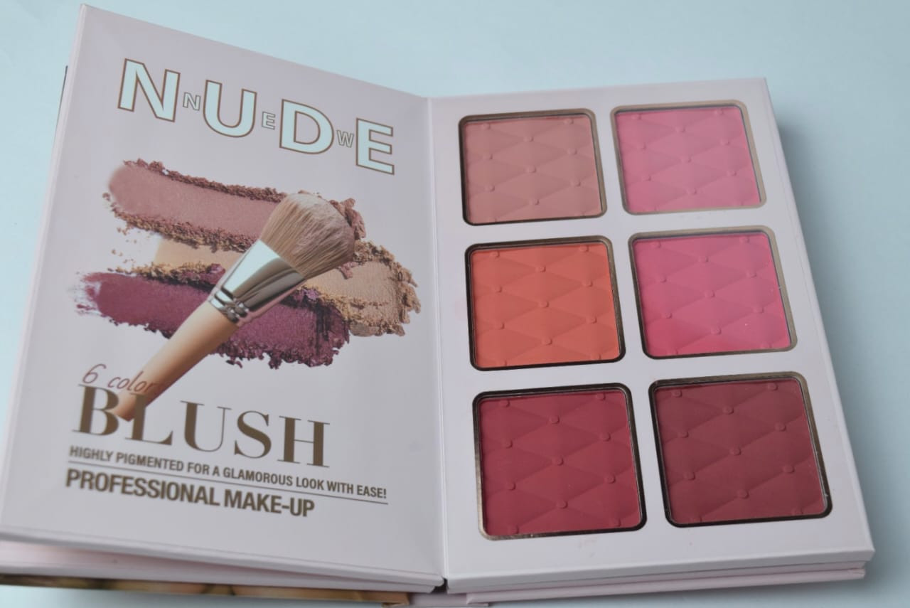 Uratm beauty 4 in 1 Professional Makeup Book Palette – All-in-One Eyeshadow, Eyebrow Powder, Concealer, Blusher & Highlighter Kit