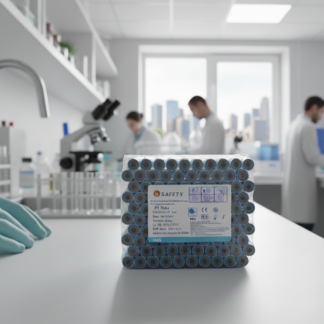 100Pcs Safety Blood Collection Tube Durable Quality Reliable Utility Comfortable Use Secure Seal - 2ML