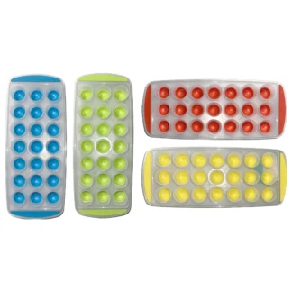 21 Grid Pop Up Ice Cube Tray With Lid Cover  (Random color)