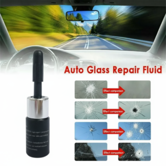 Glass Crack Nano Repair Fluid For Car Windshield Smooth Application Compact Design Perfect Choice For Vehicle Care - 3ML