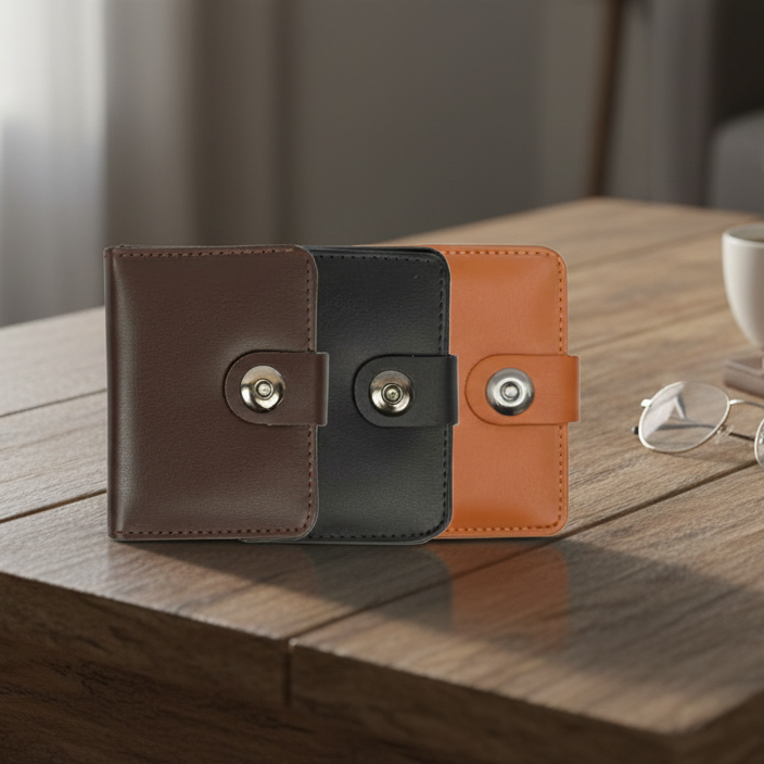Men’s Premium Leather Wallet – Pack of 3 | Slim, Stylish & Durable Wallets for Daily Use, Travel & Gifts - Image 3