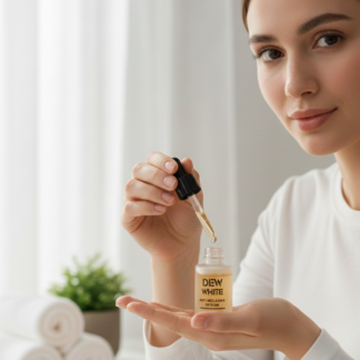 Dew White Anti Melasma Serum Gentle Formula Reduces Dark Spots Improves Skin Tone Provides Radiant Glow And Smooth Texture For Daily Use - 30ml