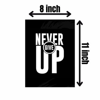 Set of 6 wooden canvas frames motivational quotes Size 8x11 inch