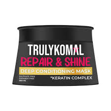 Trulykomal Keratin Repair & Shine Deep Conditioning Mask: The Ultimate Vitamin-Rich Treatment to Restore Dry, Damaged, and Frizzy Hair