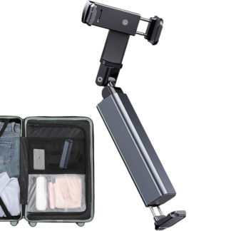 Universal Phone Holder Travel Essentials Flexible 360 ​​Degree Rotation Hands-Free Airplane Phone Mount for iPhone Xiaomi - Random Color