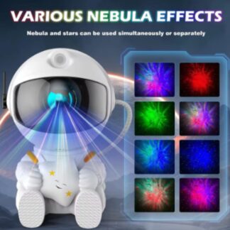 Astronaut Galaxy Star Projector Night Light Smooth Illumination Starry Effect Easy Operation