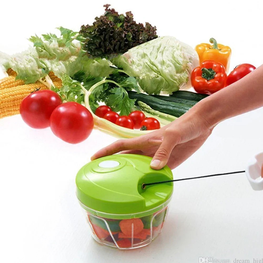 Multi-Function Food Processor - Chopper, Cutter, Grinder, Shredder, Mincer, Mini Garlic Slicer & Slicer for Kitchen (Random Color) - Image 3