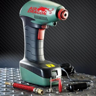 Air Dragon Portable Air Compressor Build in Light Great For Sport Ball, Pool Toys, Air Mattresses