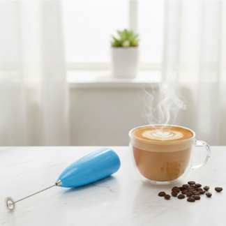 Coffee Beater & Milk Frother – Mini Handheld Egg Whisk, Drink Mixer & Foamer for Kitchen Use | Practical Cooking Tool (Random Color)