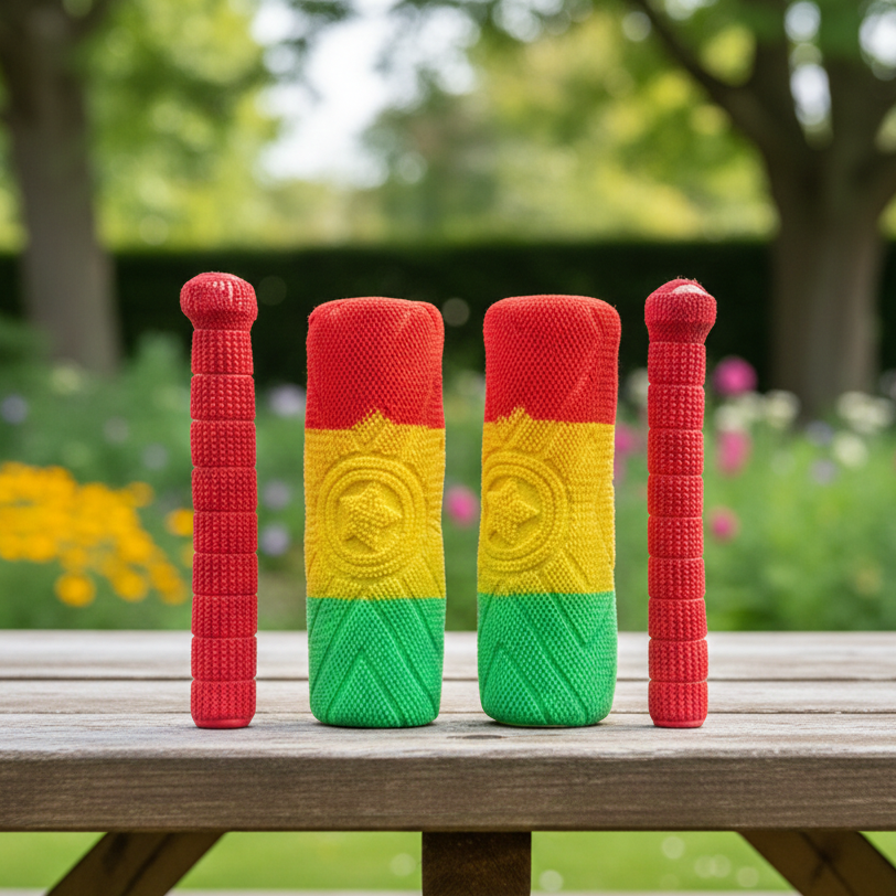 Rubber Bike Handle Grip Cover With Clutch And Brake Cover Providing Durable Quality Comfortable Use (Random Color)