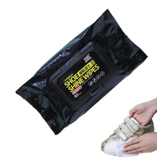 Premium Quick-Shine Shoe Cleaning Wipes (80-Count Pack)