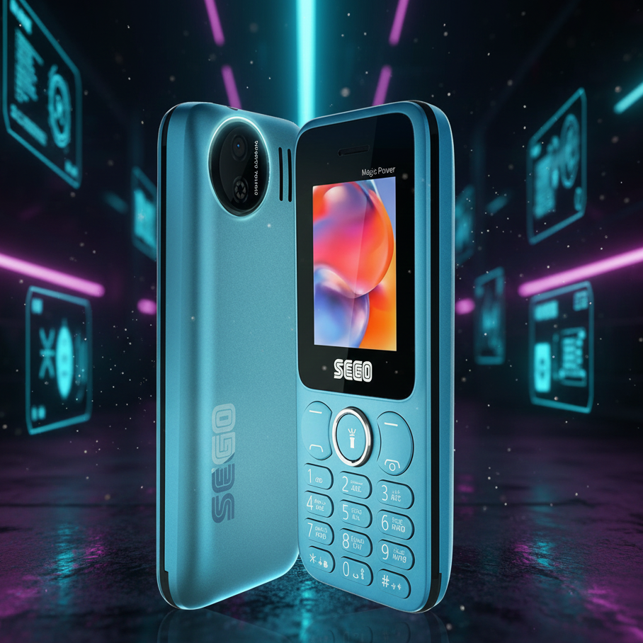 Sego Magic Power 2.0 Inch LCD Dual SIM PTA Approved Mobile With Big 3000mAh Battery (Random Color) - Image 2