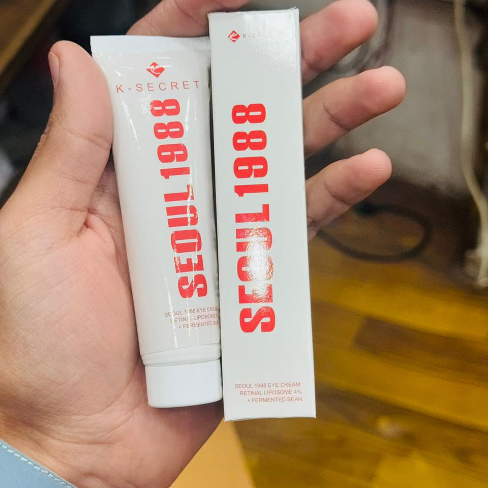 K Secret Seoul 1988 Eye Cream Providing Gentle Care Wrinkle Reduction Brightening Effect Hydrating Formula - 20g - Image 5
