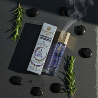 PERFECT CARE KERATIN Hair Serum | Ultimate Gloss Formula with Argan Oil & Vitamin E | Rapid Growth, Anti-Greying, Anti-Hairfall & Density Promotion (4.2 Fl.Oz/120mL)